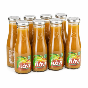 FLAVZ %100 şeftali elma suyu 250 ml 8'li paket