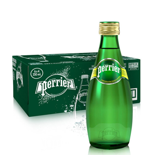 Perrier Doğal Mineralli Gazlı Su Cam Şişe 330 ml x 4’lü Paket