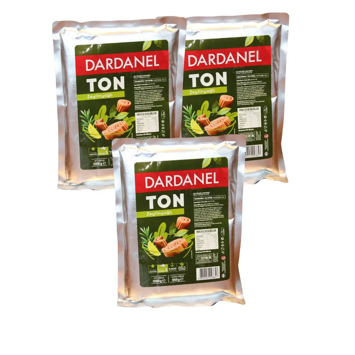 Dardanel 1 kg Zeytinyağlı Ton Balığı 3'lü Avantajlı Alım Paketi - Prime Gurme Seçkin Lezzetler