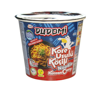 Dudomi Kore Usulü Körili Bardak Noodle - Baharatlı Uzak Doğu Lezzeti