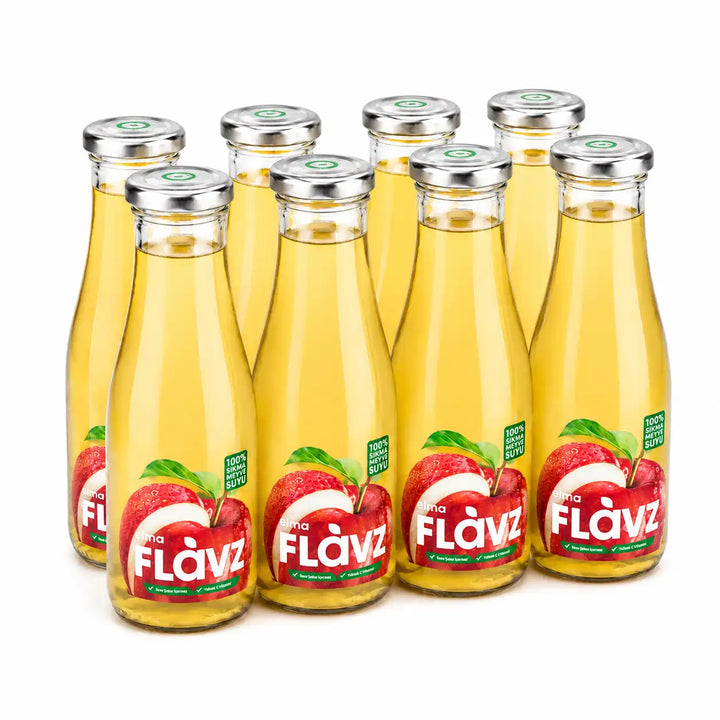 FLAVZ %100 elma suyu 250 ml 8'li paket