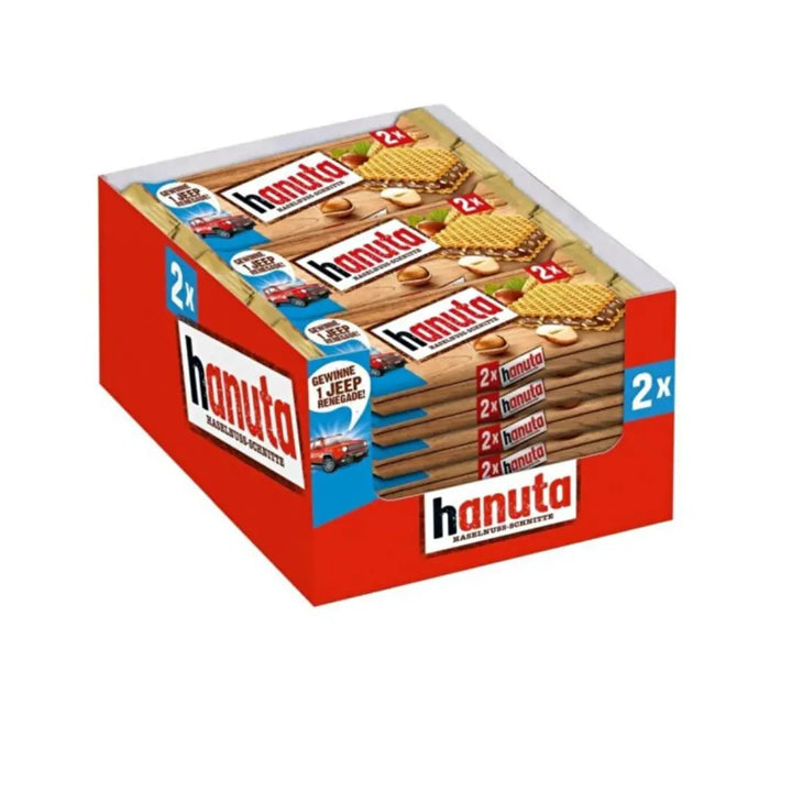 Hanuta Çikolatalı ve Fındıklı Gofret 44 g x 18 Adet (Koli)