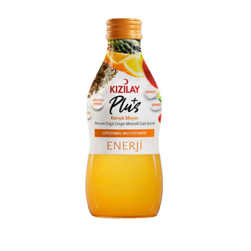 Kızılay Plus Karışık Meyve Aromalı Maden Suyu 200 ml cam şişe