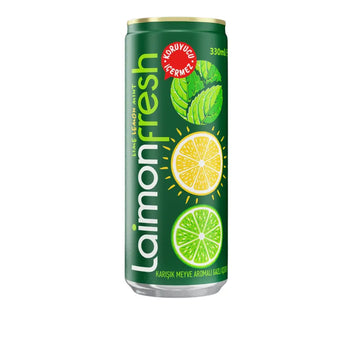 Laimon Fresh Nane Limon Aromalı Gazlı İçecek 330 ml 24'lü Ekonomik Koli - Prime Gurme Seçkin Lezzetler